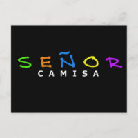 SENOR CAMISA POSTCARD