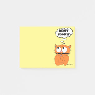 Señor Gato DON'T FORGET! Post It Notes