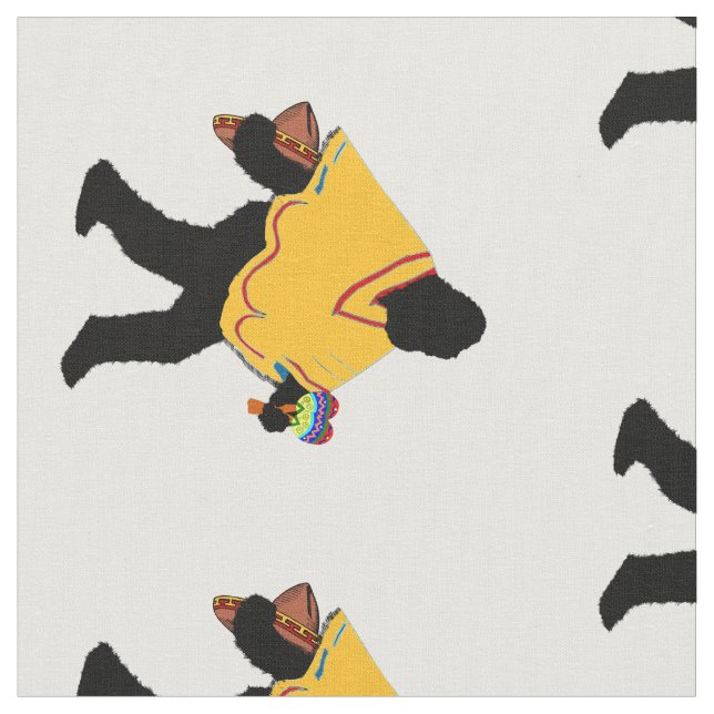 Senor Squatcho de Mayo with Poncho Fabric (Close Up)