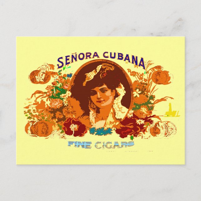SENORA CUBANA POSTCARD (Front)