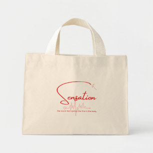 Sensation Pulse Heartline Mini Tote Bag