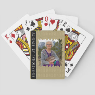 Sensational At 70 Playing Cards