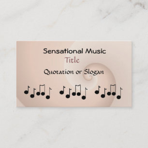 Sensational Music Business Card