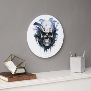 🕰️💀 Sensational Skull Wall Clock 💀🕰️