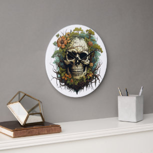 🕰️💀 Sensational Skull Wall Clock 💀🕰️