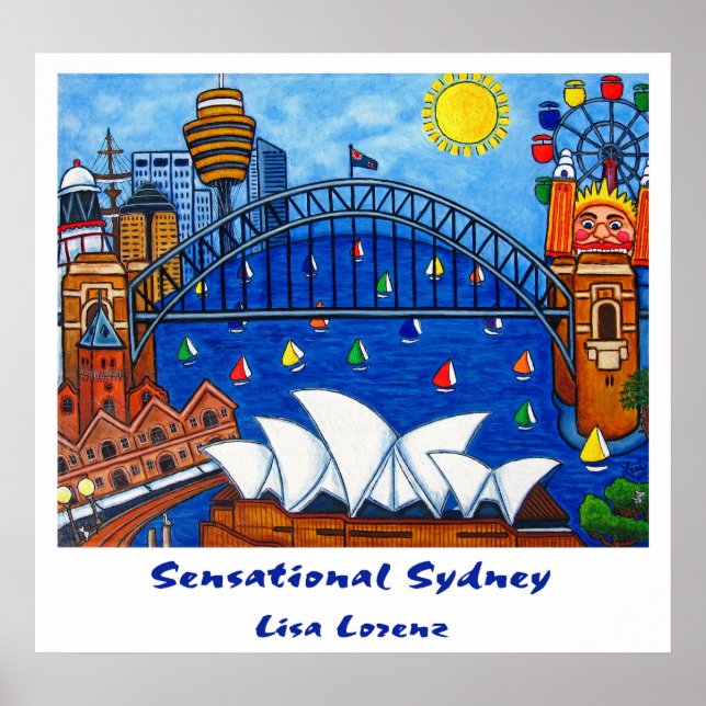Sensational Sydney Painting Print (Front)