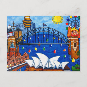 Sensational Sydney Post Card By Lisa Lorenz