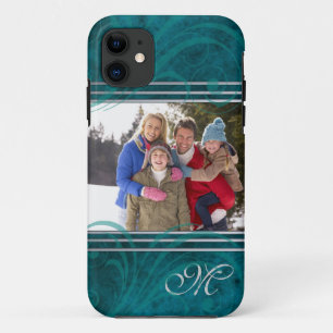 Sensational Teal Flair Photo Iphone Five Case