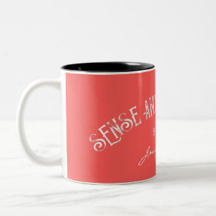 Sense and Sensibility by Jane Austen (1811) Two-Tone Coffee Mug