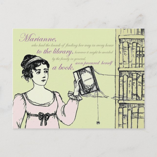 Sense and Sensibility Postcard (Front)