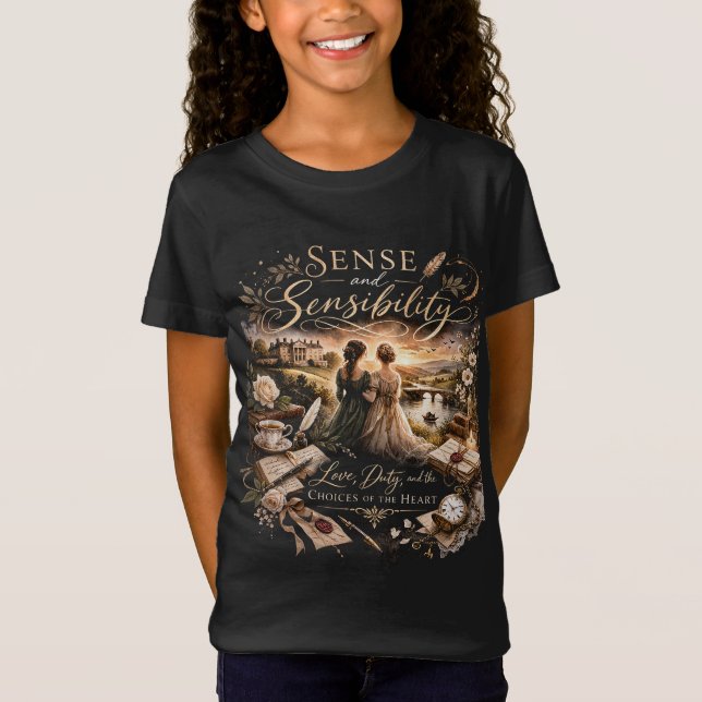 Sense and Sensibility T-Shirt (Front)