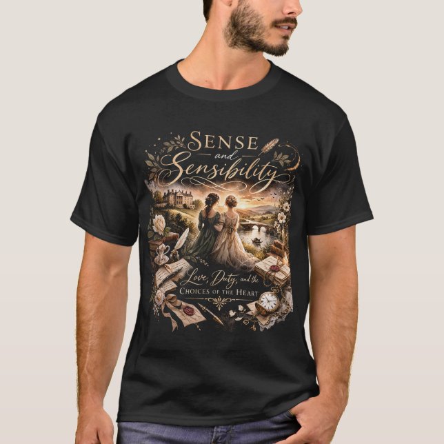 Sense and Sensibility T-Shirt (Front)