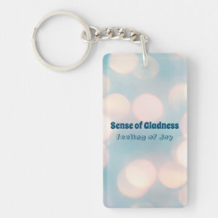 Sense Of Gladness, Feeling of Joy Acrylic Keychain