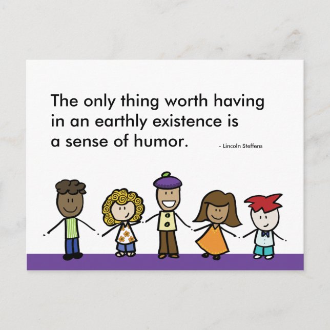 Sense of Humour Postcard (Front)