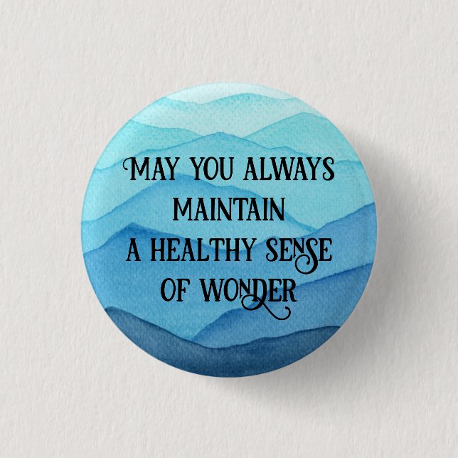 Sense of Wonder 3 Cm Round Badge (Front)