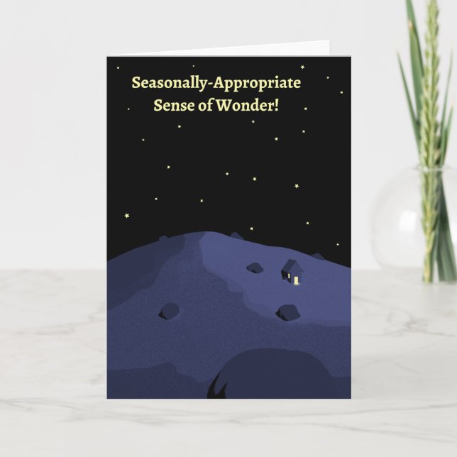 Sense of Wonder Holiday Card (Front)