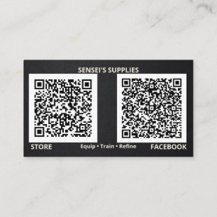 Sensei’s Supplies Business Card
