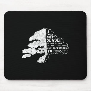 Sensei Tumbler Appreciation Thank You Karate Teach Mouse Pad