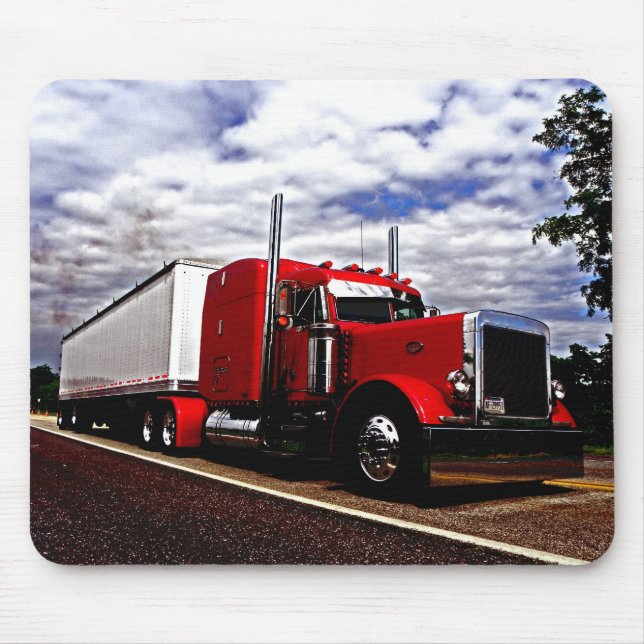Sensenig Red Peterbilt 379 Mousepad (Front)