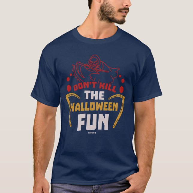 Sensenmann Halloween costume funny T-Shirt (Front)