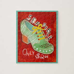 Sensible Oxford Shoes Jigsaw Puzzle Colourful Fun