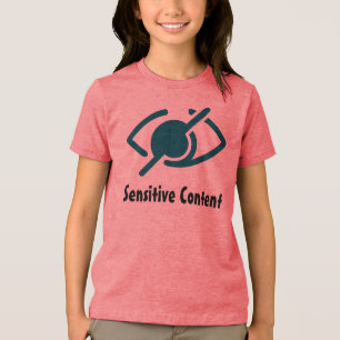 Sensitive Content - Policy Violation Notice Tri-Blend Shirt