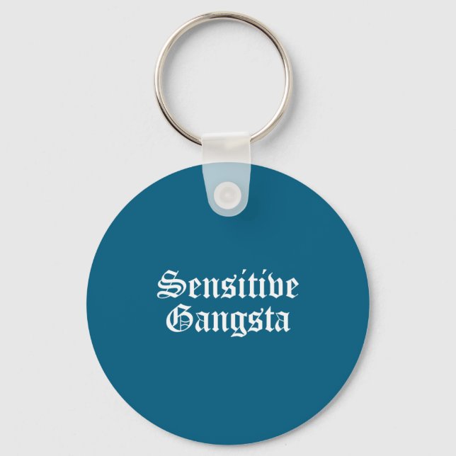 Sensitive Gangsta Amaya Quote Island Love Funny Te Key Ring (Front)