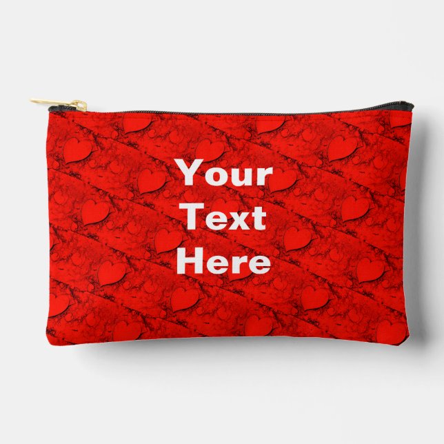 Sensitive Hearts Accessory Pouch (Front)