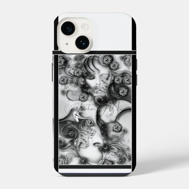 "Sensitive Muse", Apple iPhone 14 Case (Back)