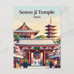 Senso-ji Temple Japan Postcard