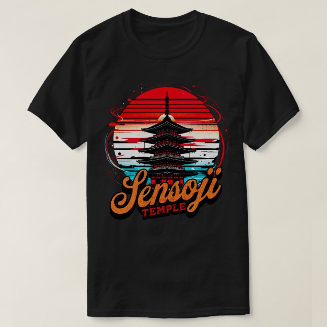 Sensoji Temple Tokyo Design 1 T-Shirt (Design Front)
