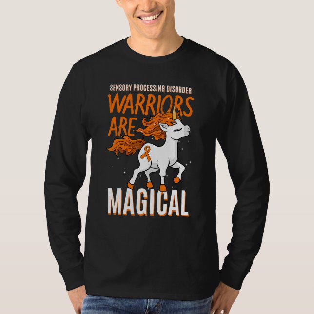 Sensory Processing Warrior Disorder Awareness Unic T-Shirt (Front)