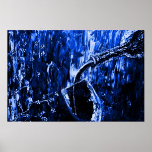 Sensual Moments Blue Fine Art Poster Print