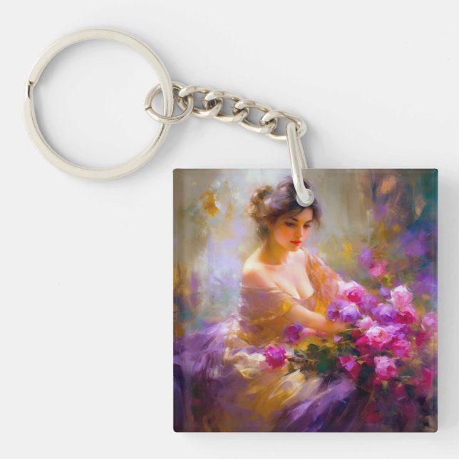 Sensual Portrait Key Ring (Front)