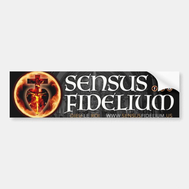 Sensus Fidelium Bumper Sitcker Bumper Sticker (Front)