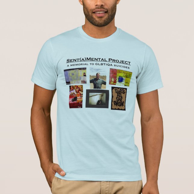 Sent(a)Mental Project T-Shirt (Front)