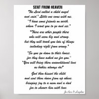 SENT FROM HEAVEN poem