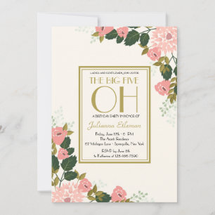 Sentimental Floral Invitation