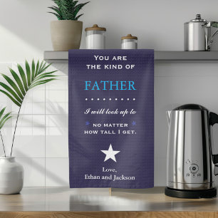 Sentimental Gift for Dad Tea Towel