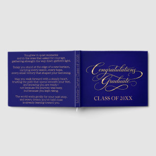 Sentimental Graduation Guest Book