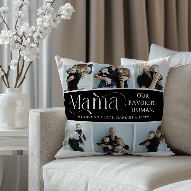 Sentimental Photo Collage Mama Keepsake  Cushion (Creator Uploaded)
