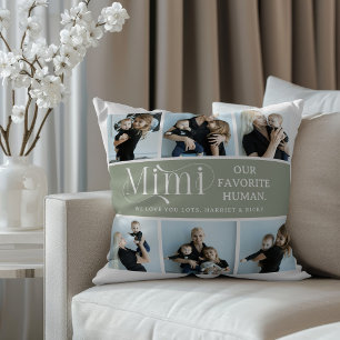 Sentimental Photo Collage Mimi Keepsake Cushion