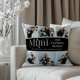Sentimental Photo Collage Mimi Keepsake  Cushion