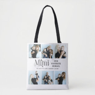 Sentimental Photo Collage Mimi Keepsake Tote Bag