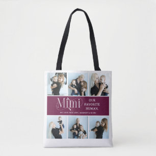 Sentimental Photo Collage Mimi Keepsake Tote Bag
