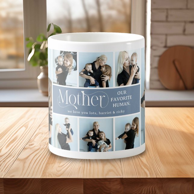 Sentimental Photo Collage Mother Keepsake Coffee Mug (Creator Uploaded)