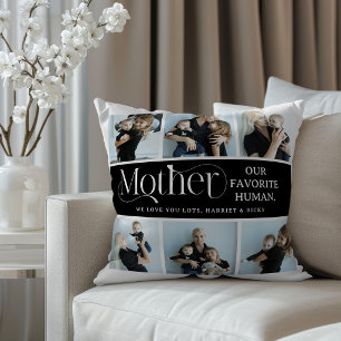 Sentimental Photo Collage Mum Keepsake Cushion