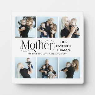 Sentimental Photo Collage Mum Keepsake Plaque