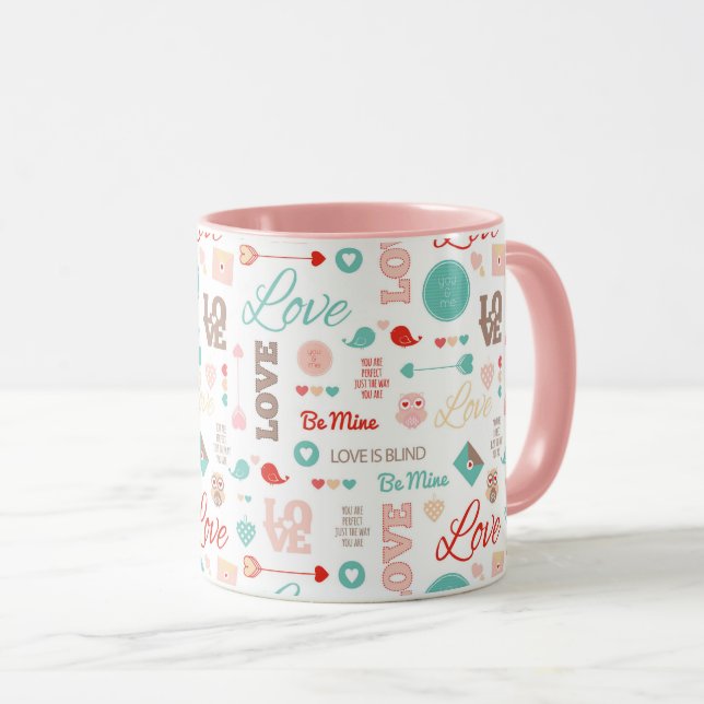 Sentiments of Love Mug (Front Right)