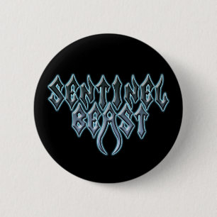 Sentinel Beast Round Button